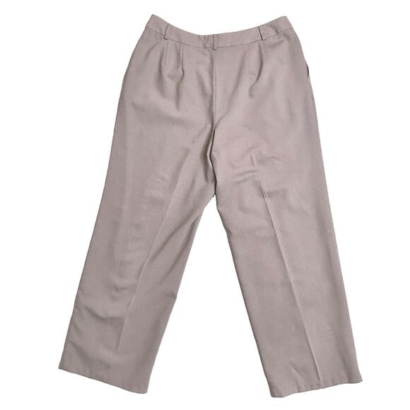 Talbots Petites Light Gray Wool Lycra High Rise Dress Pants Trousers - Picture 5 of 9